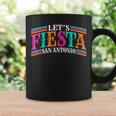 Let's Fiesta San Antonio Retro Cinco De Mayo Fiesta Sucia Coffee Mug Gifts ideas