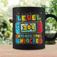 Level 100 Days Of School Unlocked Boys Gamer Video Games Coffee Mug Gifts ideas