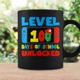 Level 100 Days Of School Unlocked Video Games Boys Gamer Coffee Mug Gifts ideas
