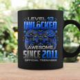 Level 13 Unlocked Awesome Since 2011 13Th Birthday Gaming Coffee Mug Gifts ideas