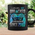Level 17 Unlocked Awesome Since 2007 17Th Birthday Gaming Coffee Mug Gifts ideas