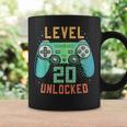 Level 20 Unlocked 20Th Birthday Gamer 20 Year Old Male Coffee Mug Gifts ideas