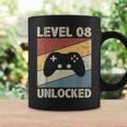 Level 8 Unlocked Video Gamer 8Th Birthday Vintage Coffee Mug Gifts ideas