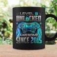 Level 9 Unlocked Awesome Since 2015 9Th Birthday Gaming Coffee Mug Gifts ideas
