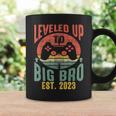 Leveled Up To Big Brother Est 2023 Vintage Retro Coffee Mug Gifts ideas