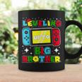Leveling Up To Big Brother 2024 Gaming Boys Toddler Big Bro Coffee Mug Gifts ideas