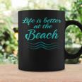 Life Is Better At The Beach Summer Surfer Women Coffee Mug Gifts ideas