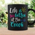 Life Is Better At The Creek Cute Girls Summer Coffee Mug Gifts ideas