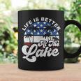 Life Is Better At The Lake 4Th Of July American Flag Summer Coffee Mug Gifts ideas