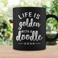 Life Is Golden Ever With Mom Dad Cute Doodle Coffee Mug Gifts ideas
