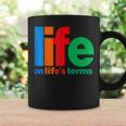 Life On Life's Terms Aa & Na Slogans Sayings Coffee Mug Gifts ideas