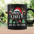 Most Likely To Eat All The Food Family Xmas Holiday Coffee Mug Gifts ideas
