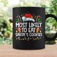 Most Likely To Eat Santa's Cookies Christmas Matching Family Coffee Mug Gifts ideas