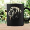 Lion Forest Graphic Vintage Lion King Illustration Animal Coffee Mug Gifts ideas