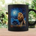 Lion Starry Night Van Gogh Style Graphic Coffee Mug Gifts ideas