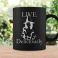 Live Deliciously Witch Coffee Mug Gifts ideas
