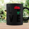 Love Africa Map Afrikan Diaspora Pan African Rbg Flag Coffee Mug Gifts ideas