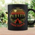 I Love Camping I Hate People Outdoors Vintage Camping Coffee Mug Gifts ideas