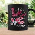 Love Cna Life Messy Bun Valentine's Day Coffee Mug Gifts ideas