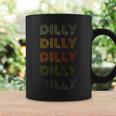 Love Heart Dilly Grunge Vintage Style Black Dilly Coffee Mug Gifts ideas