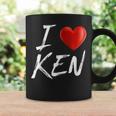 I Love Heart Ken Family NameCoffee Mug Gifts ideas