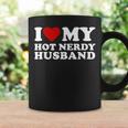 I Love My Hot Nerd Husband I Heart My Hot Nerd Husband Taza de café Ideas de regalos
