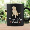 I Love My Lab Cute Golden Labrador Dog Coffee Mug Gifts ideas