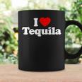 I Love Tequila Heart Coffee Mug Gifts ideas