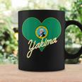 I Love Yakima Washington Heart State Flag Hometown Pride Coffee Mug Gifts ideas