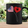 Loving Albania Usa Flag Heart Albanian Americans Love Coffee Mug Gifts ideas