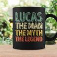 Lucas The Man The Myth The Legend First Name Lucas Coffee Mug Gifts ideas