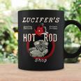 Lucifer's Hot Rod Shop Rockabilly Retro Sporty Ironhead Hot Coffee Mug Gifts ideas