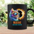 Maine Total Solar Eclipse 2024 Cat Solar Eclipse Glasses Coffee Mug Gifts ideas