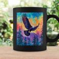Majestic Eagle Silhouette Freedom's Colors Coffee Mug Gifts ideas