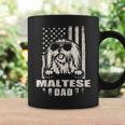 Maltese Dad Cool Vintage Retro Proud American Coffee Mug Gifts ideas