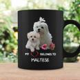 Maltese Dog Heart Belongs Maltese Puppy Coffee Mug Gifts ideas