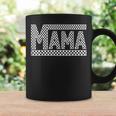 Mama Checkered Mother Mom Racing Pit Crew Coffee Mug Gifts ideas