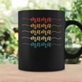 Mama Retro Simple Cute Calligraphy Mama Coffee Mug Gifts ideas