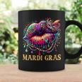 Mardi Gras Lips Queen Beads Mask Carnival Colorful Coffee Mug Gifts ideas