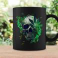 Marijuana Skull Smoke Weed Cannabis 420 Pot Leaf Sugar Skull Coffee Mug Gifts ideas