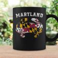 Maryland Flag Blue CrabState Pride Retro Coffee Mug Gifts ideas