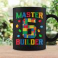 Master Builder 6Th Birthday 6 Year Old Brick Building Blocks Coffee Mug Gifts ideas