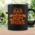 Matching Family Orange Proud Dad Class Of 2024 Graduate Coffee Mug Gifts ideas