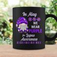 In May We Wear Purple Lupus Awareness Month Gnome Daisy Coffee Mug Gifts ideas