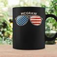 Mcgraw Ny Vintage Us Flag Sunglasses Coffee Mug Gifts ideas