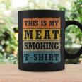 This Is My Meat Smoking Vintage Retro Bbq Grill Coffee Mug Gifts ideas