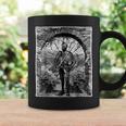 Medieval Oculto Guerrero Esqueleto Grungy Arte Estético Oscuro Taza de café Ideas de regalos