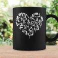 Meditación Corazón Yoga Poses Motivación Fitness Yoga Amantes Cuello Taza de café Ideas de regalos