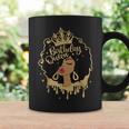 Melanin Birthday Queen African American Afro Girls Women Coffee Mug Gifts ideas