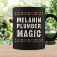 Melanin Black Pride Plumber Magic Junenth Coffee Mug Gifts ideas